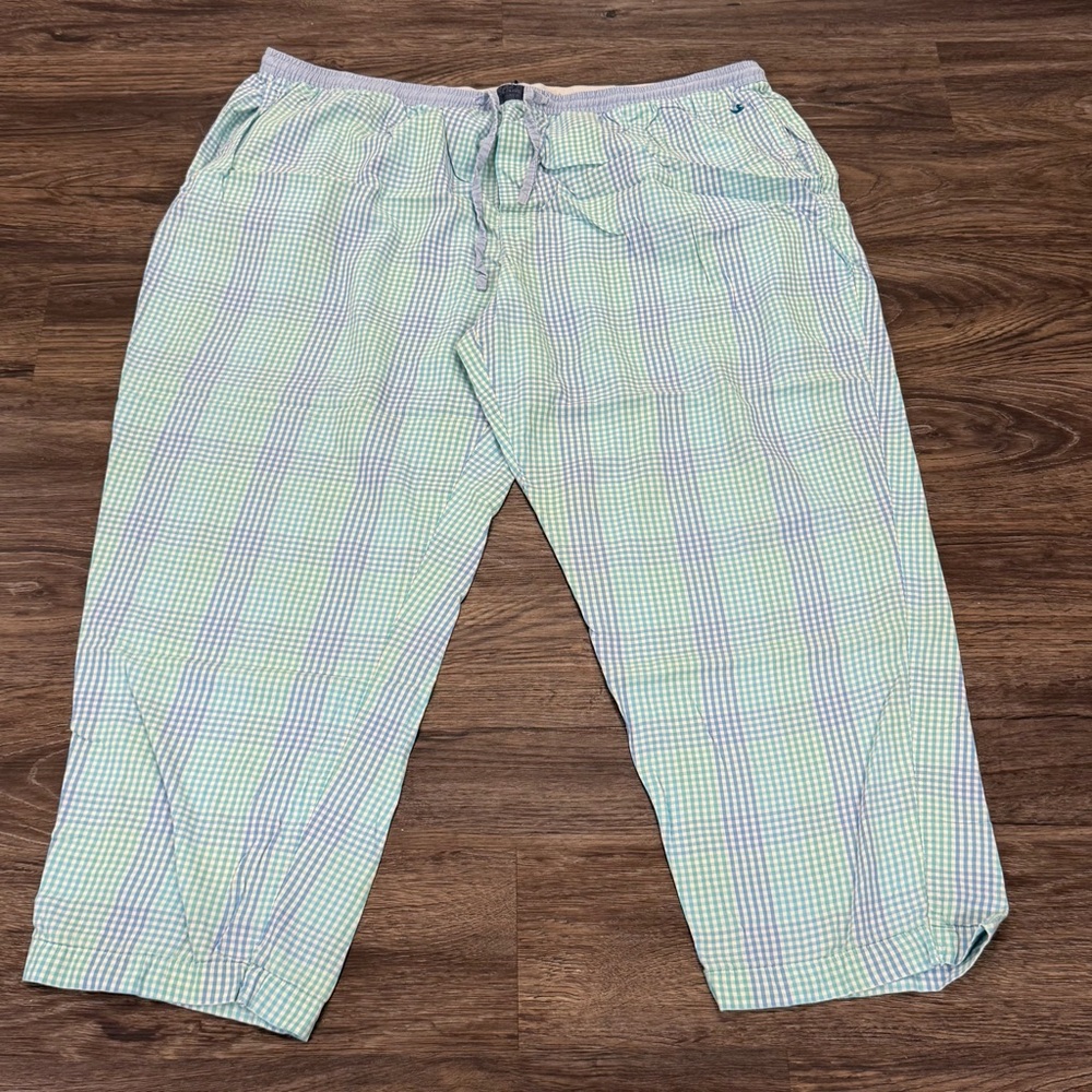 Southern Marsh Men’s Blue Green Plaid 2XL Lounge Pants